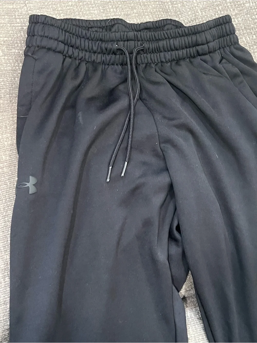 Under Armour Black Men's Athletic Joggers with Drawcord